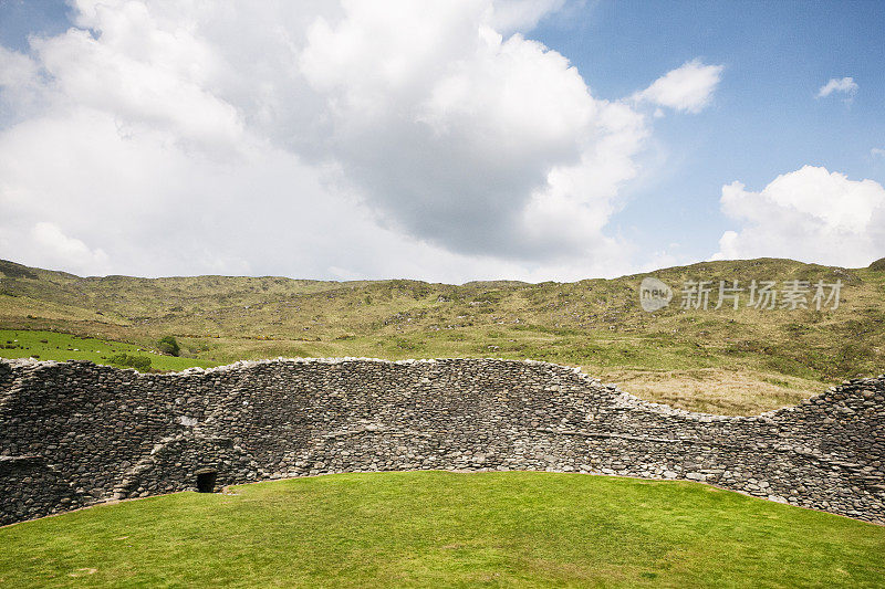 Staigue Stone Fort在Kerry县，爱尔兰